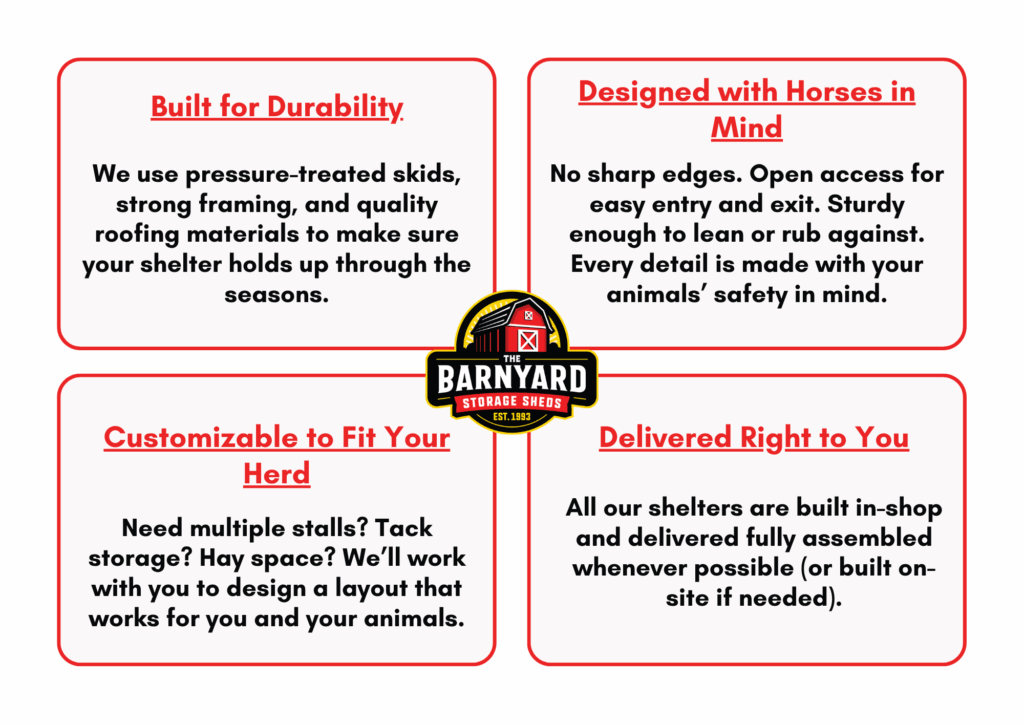 The Barnyard Horse Shelter
